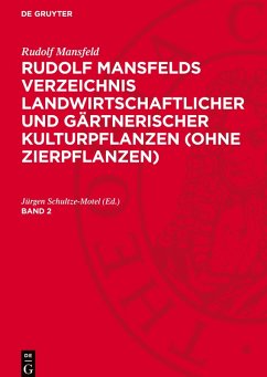 Cover Rudolf Mansfelds Verzeichnis landwirtschaftlicher und gärtnerischer Kulturpflanzen (ohne Zierpflanzen), Band 2, Rudolf Mansfelds Verzeichnis landwirtschaftlicher und gärtnerischer Kulturpflanzen (ohne Zierpflanzen) Band 2