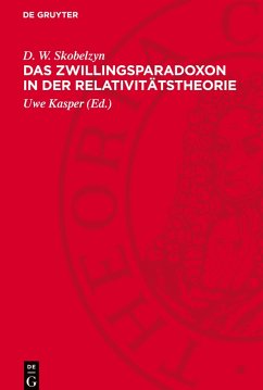 Cover Das Zwillingsparadoxon in der Relativitätstheorie