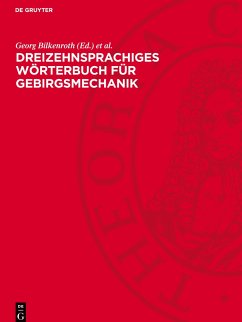 Dreizehnsprachiges Wörterbuch für Gebirgsmechanik