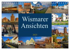 Wismarer Ansichten 2025 (Wandkalender 2025 DIN A4 quer), CALVENDO Monatskalender