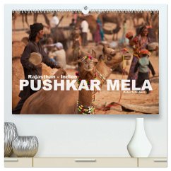 Rajasthan, Indien - Pushkar Mela (hochwertiger Premium Wandkalender 2025 DIN A2 quer), Kunstdruck in Hochglanz