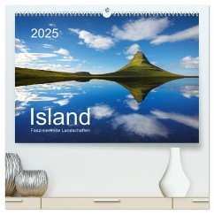 ISLAND 2025 - Faszinierende Landschaften (hochwertiger Premium Wandkalender 2025 DIN A2 quer), Kunstdruck in Hochglanz