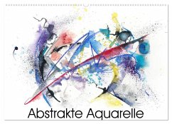 Abstrakte Aquarelle (Wandkalender 2025 DIN A2 quer), CALVENDO Monatskalender - Calvendo;Krause, Jitka