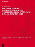 Photometrische Beobachtungen von veränderlichen Sternen in den Jahren 1921¿1940