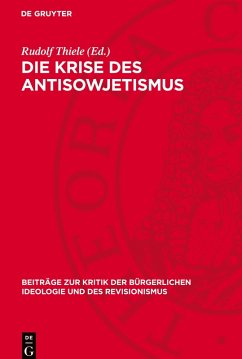 Cover Die Krise des Antisowjetismus