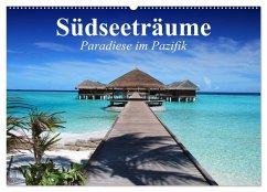 Südseeträume. Paradiese im Pazifik (Wandkalender 2025 DIN A2 quer), CALVENDO Monatskalender