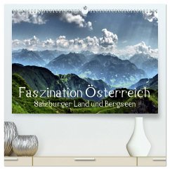 Faszination Österreich - Salzburger Land und Bergseen (hochwertiger Premium Wandkalender 2025 DIN A2 quer), Kunstdruck in Hochglanz