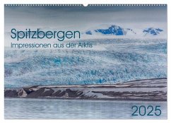 Spitzbergen - Impressionen aus der Arktis (Wandkalender 2025 DIN A2 quer), CALVENDO Monatskalender