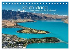 South Island - Neuseelands Südinsel (Tischkalender 2025 DIN A5 quer), CALVENDO Monatskalender