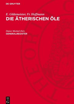 Cover Die ätherischen Öle, Generalregister