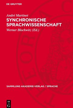 Synchronische Sprachwissenschaft - Martinet, André