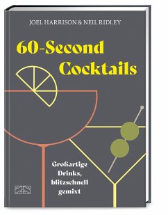 60-Second Cocktails (Mängelexemplar) - Harrison, Joel;Ridley, Neil