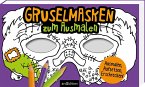 Gruselmasken zum Ausmalen (Restauflage)