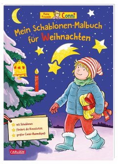 Conni Gelbe Reihe (Beschäftigungsbuch): Mein Schablonen-Malbuch für Weihnachten  - Sörensen, Hanna
