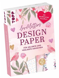 Design Paper Love Letters A6 