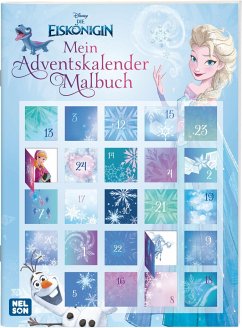 Disney Die Eiskönigin: Mein Adventskalender-Malbuch (Mängelexemplar)