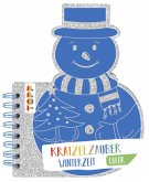Kratzelzauber Color Winterzeit (Kratzelbuch in Schneemannform) (Mängelexemplar)