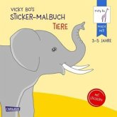 Vicky Bo's Sticker-Malbuch Tiere: Erstes Malen, Zeichnen und Kritzeln mit Stickern (Restauflage)