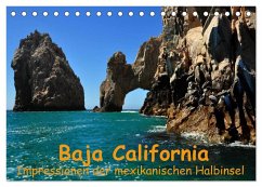 Baja California - Impressionen der mexikanischen Halbinsel (Tischkalender 2025 DIN A5 quer), CALVENDO Monatskalender - Calvendo;Lindner, Ulrike