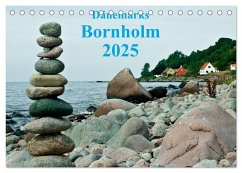 Dänemarks Bornholm 2025 (Tischkalender 2025 DIN A5 quer), CALVENDO Monatskalender