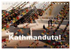 Nepal - Kathmandutal (Tischkalender 2025 DIN A5 quer), CALVENDO Monatskalender