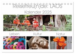 Reisefreu(n)de: Laos (Tischkalender 2025 DIN A5 quer), CALVENDO Monatskalender - Calvendo;Gruse, Sven