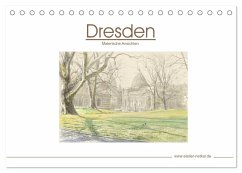 Dresden - Malerische Ansichten (Tischkalender 2025 DIN A5 quer), CALVENDO Monatskalender