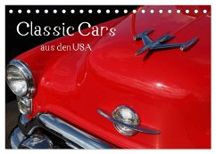 Classic Cars aus den USA (Tischkalender 2025 DIN A5 quer), CALVENDO Monatskalender - Calvendo