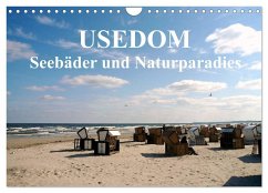 USEDOM - Seebäder und Naturparadies (Wandkalender 2025 DIN A4 quer), CALVENDO Monatskalender
