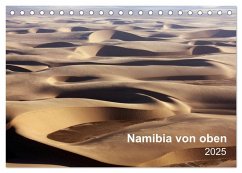 Namibia von oben (Tischkalender 2025 DIN A5 quer), CALVENDO Monatskalender