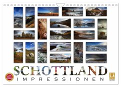 Schottland Impressionen (Wandkalender 2025 DIN A4 quer), CALVENDO Monatskalender