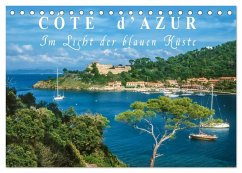 Cote d'Azur - Im Licht der blauen Küste (Tischkalender 2025 DIN A5 quer), CALVENDO Monatskalender - Calvendo;Müringer, Christian