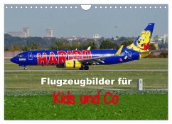 Flugzeugbilder für Kids und Co (Wandkalender 2025 DIN A4 quer), CALVENDO Monatskalender - Calvendo;TomTom