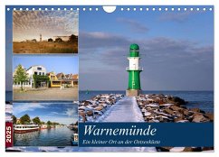 Urlaub in Warnemünde (Wandkalender 2025 DIN A4 quer), CALVENDO Monatskalender - Calvendo;Deter, Thomas