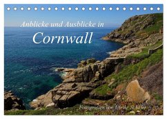 Anblicke und Ausblicke in Cornwall (Tischkalender 2025 DIN A5 quer), CALVENDO Monatskalender