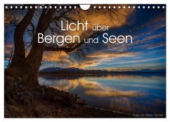Licht über Bergen und Seen (Wandkalender 2025 DIN A4 quer), CALVENDO Monatskalender
