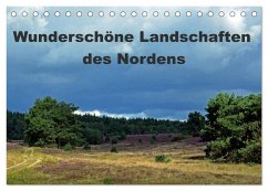 Wunderschöne Landschaften des Nordens (Tischkalender 2025 DIN A5 quer), CALVENDO Monatskalender