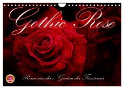 Gothic Rose - Rosen aus dem Garten der Finsternis (Wandkalender 2025 DIN A4 quer), CALVENDO Monatskalender - Calvendo;Cross, Martina