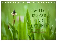WILD, ESSBAR UND GESUND Essbare Wildpflanzen (Wandkalender 2025 DIN A4 quer), CALVENDO Monatskalender