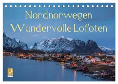 Nordnorwegen - Wundervolle Lofoten (Tischkalender 2025 DIN A5 quer), CALVENDO Monatskalender