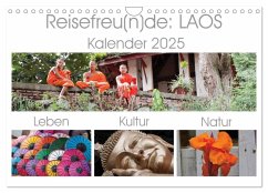 Reisefreu(n)de: Laos (Wandkalender 2025 DIN A4 quer), CALVENDO Monatskalender - Calvendo;Gruse, Sven