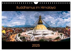 Buddhismus im Himalaya (Wandkalender 2025 DIN A4 quer), CALVENDO Monatskalender - Calvendo;König, Jens