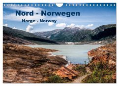 Nord Norwegen Norge - Norway (Wandkalender 2025 DIN A4 quer), CALVENDO Monatskalender