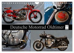 Deutsche Motorrad Oldtimer (Wandkalender 2025 DIN A4 quer), CALVENDO Monatskalender