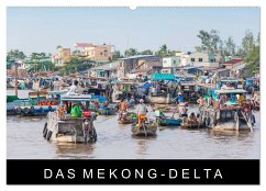 Das Mekong-Delta (Wandkalender 2025 DIN A2 quer), CALVENDO Monatskalender