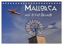 Mallorca - auf in den Urlaub (Tischkalender 2025 DIN A5 quer), CALVENDO Monatskalender