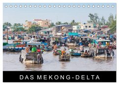 Das Mekong-Delta (Tischkalender 2025 DIN A5 quer), CALVENDO Monatskalender