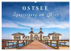 Ostsee - Spaziergang am Meer (Wandkalender 2025 DIN A2 quer), CALVENDO Monatskalender