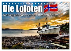 Die Lofoten - Norwegen von seiner besten Seite (Tischkalender 2025 DIN A5 quer), CALVENDO Monatskalender - Calvendo;Philipp, Daniel