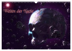 Welten der Nacht ¿ Gothic und Dark Art (Wandkalender 2025 DIN A3 quer), CALVENDO Monatskalender